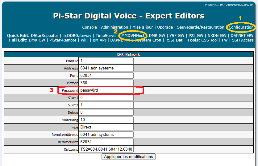 Configurer votre Hotspot